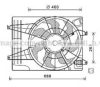 PRASCO HY7540 Fan, radiator